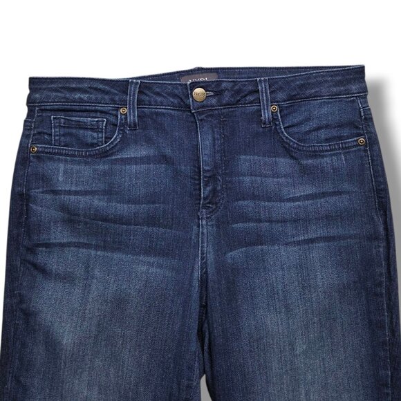 NYDJ Marilyn Straight Jeans Womens 12 Lift Tuck Sure Stretch Mid Rise - Picture 2 of 12